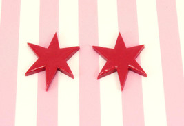 Wonder Woman *Red Star* Earrings - Cosplay DC Comics Halloween Costume - £11.38 GBP