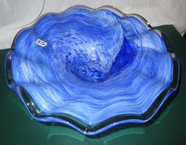 Gruppo Vittorio Italian art glass bowl - made in Italy - £26.25 GBP