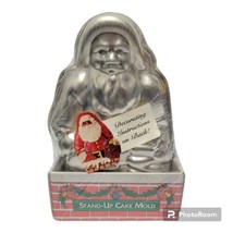 Santa Claus Christmas 3D Stand Up Cake Mold Baking Pan Gift NEW VTG Nord... - £27.24 GBP
