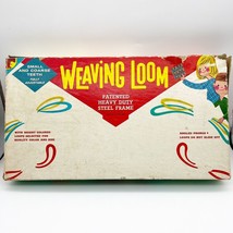 Vintage Metal Pot Holder Weaving Loom with Loops Blue Damaged Box Pothol... - £18.77 GBP