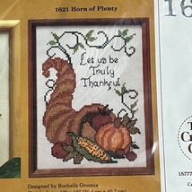 Vintage The Creative Circle HORN OF PLENTY CORNUCOPIA Cross Stitch Kit 1621 - $273.33 MXN