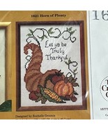 Vintage The Creative Circle HORN OF PLENTY CORNUCOPIA Cross Stitch Kit 1621 - €12,50 EUR