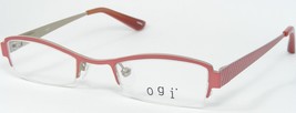 Ogi Kids Mod. OK43 688 Rose /TAN Eyeglasses Glasses Frame 40-18-120mm Korea - £37.54 GBP