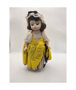 Vintage Madame Alexander French Doll 8&quot; Sleep Eyes Yellow Dress Tagged - $718.28 MXN