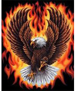 FLaming EagLe Cross Stitch Pattern***LOOK*** - £2.32 GBP