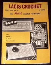 COATS Lacis Crochet Book No 95 - $5.07