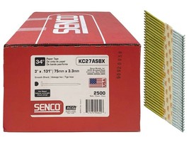 Senco KC27ASBX Clipped Head Stick Nails, .131&quot;x3&quot; (2500-PACK) - $1,575.42 MXN