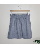 J. Crew Factory | Gray Speckled Wool Blend Paper Bag Waist Skirt, size 4 - £19.31 GBP