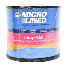 DVC Micro Lined Shop Vac 5 6 and 8 Gallon Cartridge Filter 90304 - £15.62 GBP
