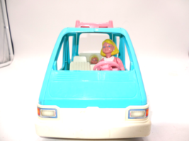 Fisher Price 1993 Loving Family Dream Dollhouse MINI VAN Complete Mom an... - £53.62 GBP