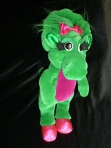 1992 Dakin Baby Bop Dinosaur from Barney Plush (Lyons Group) Green 13&quot; - £15.49 GBP