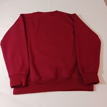 KZ THE JIA Men's Red Cotton Blend Long Sleeve Pullover Graphic Sweater Sz Large image 2