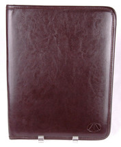 Planner/Binder-AVENUES AMERICA-Burgandy-Faux Leather- 12.5x9.5&quot; -Pockets - £16.86 GBP