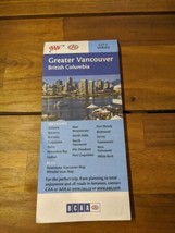 2005 AAA Greater Vancouver British Columbia Canada Map Brochure - £23.35 GBP