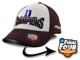 Duke Basketball 2010 Regional Free Shipping Champ Final Four Hat Cap - £20.33 GBP