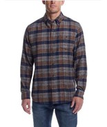 Weatherproof Vintage Mens Shirt Multicolor Flannel Plaid Long Sleeves Po... - $51.32 CAD