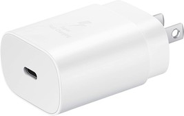 Samsung 25W USB-C Fast Charging Wall Charger, White Brand New Genuine OEM - £11.93 GBP