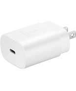 Samsung 25W USB-C Fast Charging Wall Charger, White Brand New Genuine OEM - $14.95