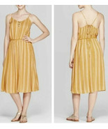 Xhilaration™ Women&#39;s Medium ~ Striped V-Neck ~ Lace-Up Top ~ Midi Dress ... - $42.10 CAD