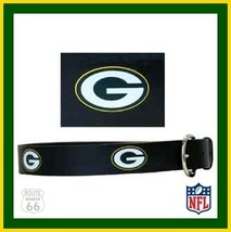 GREEN BAY PACKERS NEW LEATHER BELT MENS FREE SHIPPING - $20.71