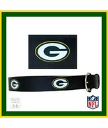 GREEN BAY PACKERS NEW LEATHER BELT MENS FREE SHIPPING - £16.55 GBP