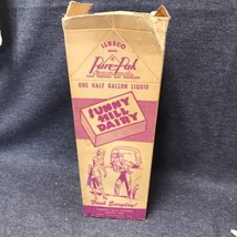 RARE VINTAGE Sunny Hill Farm Dairy MILK CARTON Half Gallon Cape Girardeau - $38.61