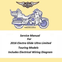 2016 Harley Davidson Electra Glide Ultra Limited Touring Models Service ... - $25.95