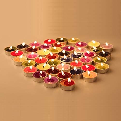 Paraffin Wax Multi Tea Light Candles Smokeless Scented Floating Tea Cup tealight