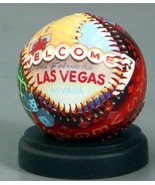 LAS VEGAS -free shipping sale-CASINO COLLECTIBLE GAMBLING PHOTO BASEBALL... - £19.01 GBP