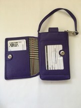 ILI New York 6464 Womens Purple Wrislet Wallet &amp; Eye Glass/Phone Holder NWT - £22.81 GBP