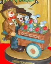 LITTLE EMMETT (KELLY) FREE SHIPPING CIRCUS BIRTHDAY MAY FIGURINE NEW - £14.72 GBP