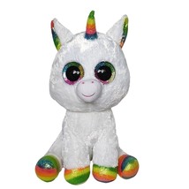 Ty Beanie Boos Pixy Large Unicorn Plush Rainbow Mane Stuffed Animal 2019... - £44.53 GBP