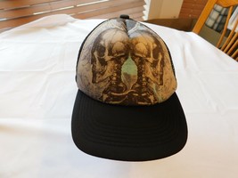 Men&#39;s Black Jack Snapback Hat Cap OS One Size Fits All Skulls Black NWOT - £14.39 GBP