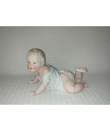 Antique Gebruder Heubach 8&quot; Bisque Porcelain Piano Baby Germany - $161.76 CAD