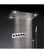 31&quot; Large Rain Shower Set Faucet Double Waterfall Shower Super LED Showe... - $2,670.58 CAD