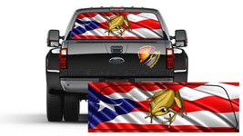 Puerto Rico Coqui Rear Window Graphic Perf Decal Sticker for Truck Campe... - £40.40 GBP