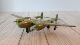 Vintage Diecast P-38 Lightning Plane - For Restoration - Missing Props -... - £6.96 GBP