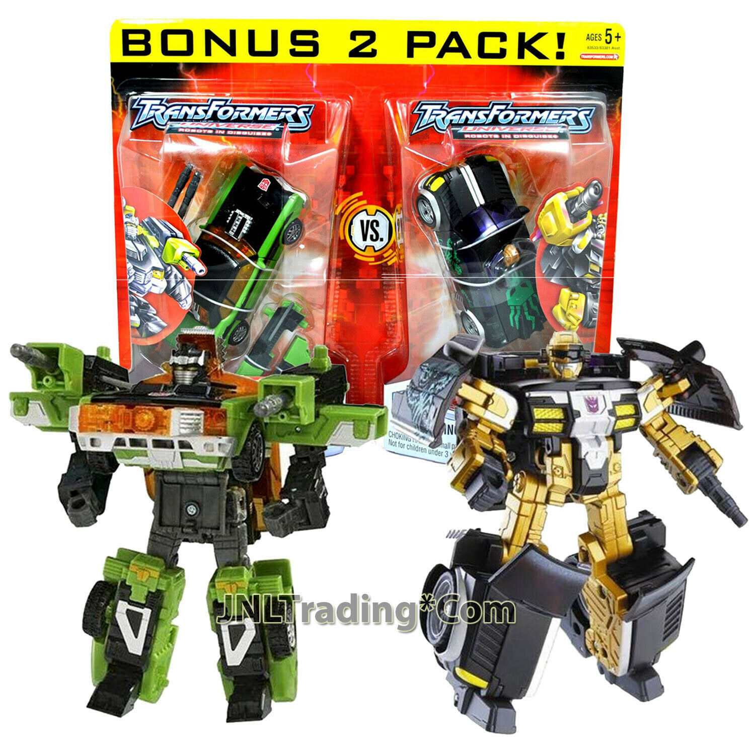 Primary image for Yr 2007 Transformer Universe Deluxe Class 6" Figure Set DOWNSHIFT and CANNONBALL