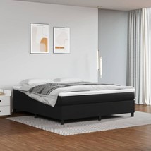  Bed Frame Black Faux leather, plywood, engineered wood - €272,00 EUR