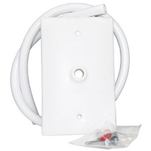 Wire Hide Plate Cover Kit (160ft 1/4&quot; White Tubing, 120 White Wall Plate... - $879.95