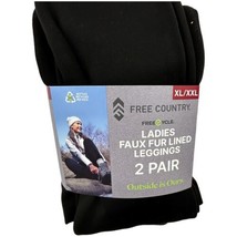 Free Country Womens 2 Pack Faux Fur Lined 4 Way Comfort Stretch Waistban... - $14.84
