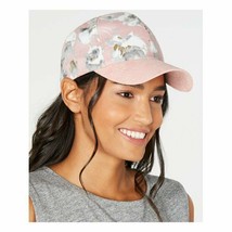 INC Womens Pink Floral Fitted Adjustable Hat - £6.34 GBP