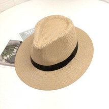 Unisex  Straw Hats for Women Men Summer Beach  Hat  Foldable Cap UPF50+ boy Fedo - £151.84 GBP