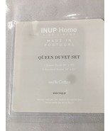 INUP  3pc COVERLET / 2 STANDARD SHAMS DOTTED TONAL GREY 100% COTTON  NIP - £116.80 GBP