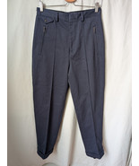 Ralph Lauren Polo Sport Pants Women 12 Equestrian Stirrup Zip Navy Blue ... - $54.31 CAD