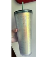 Starbucks Mermaid Tail Iridescent Limited Edition Cold Cup Venti Tumbler... - £11.72 GBP