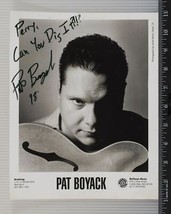 Pat Boyack Autographe Signé 8x10 B&amp;w Promotionnel Promo Photo Tob - $53.45