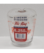 Anchor Hocking Fire-King USA 8 oz. 250 ml 1 Cup Measuring Cup - READ - $10.93