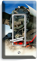 Steam Engine Train Old Railroad Locomotive 1 Gfci Light Switch Plate Railfan Art - £9.58 GBP