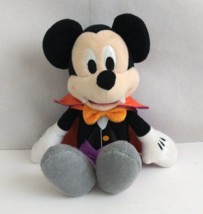 2019 Disney Caped Vampire Mickey Mouse 10&quot; Plush - £4.55 GBP